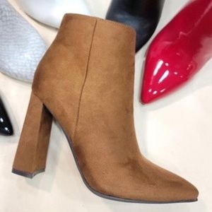 Brown bootie